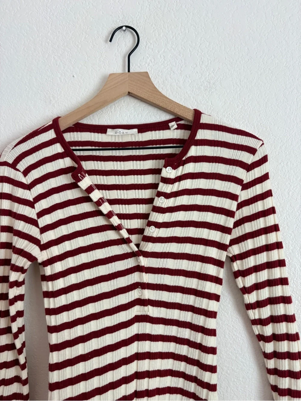 Doen Paola Striped Sweater Top